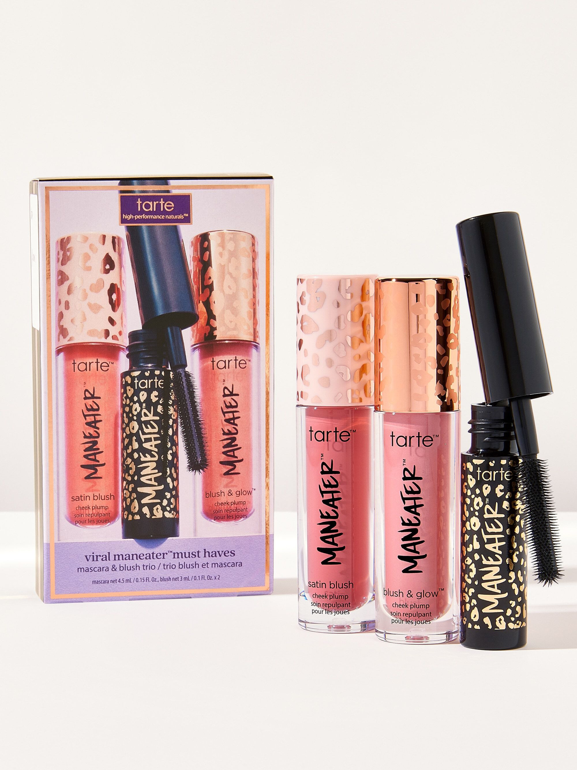 viral maneater™ must-haves mascara & blush trio | tarte cosmetics (Global)