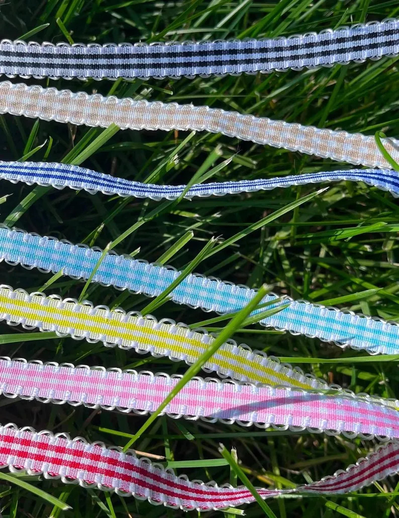 Gingham Shoe Laces - Etsy | Etsy (Global)