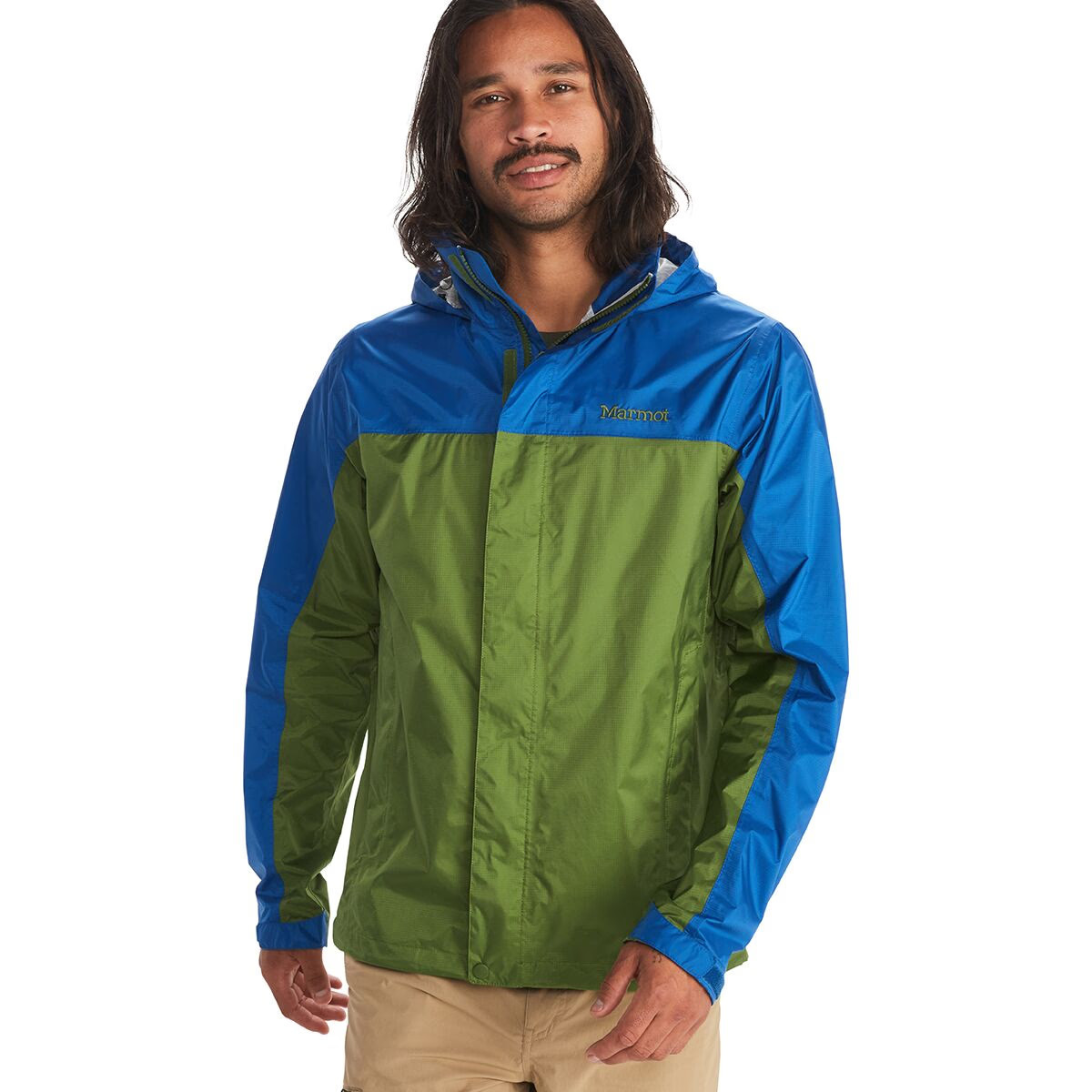 Marmot PreCip Eco Jacket - Men's Foliage/Dark Azure, XXL | Backcountry