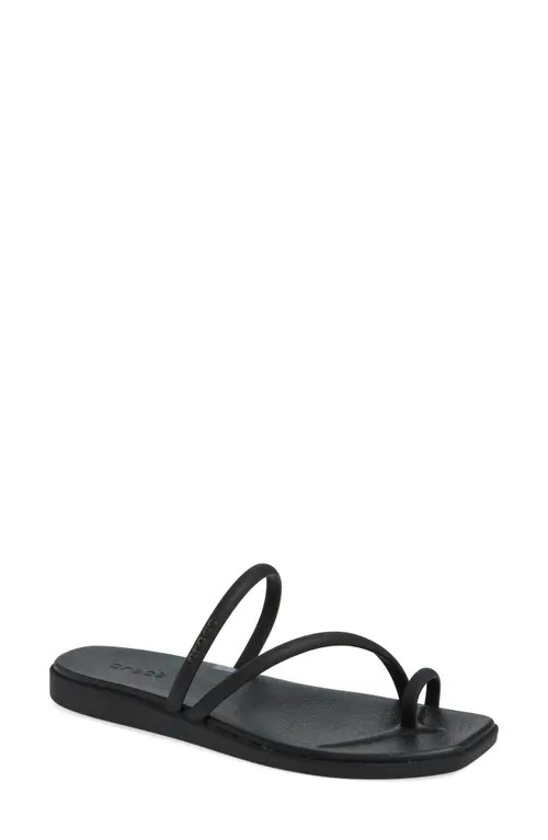 CROCS Miami Toe Loop Sandal in Black at Nordstrom, Size 6 | Nordstrom