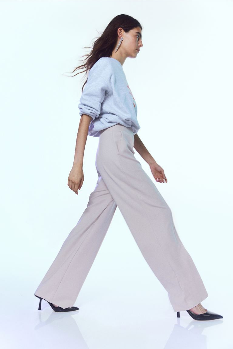 Elegante Hose mit hohem Bund | H&M (DE, AT, CH, NL, FI)