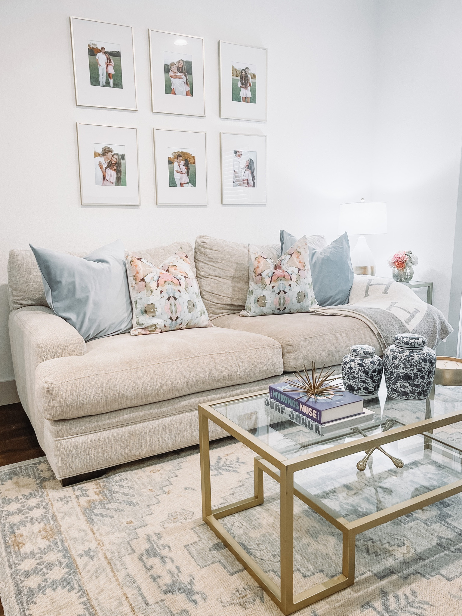 Spring Living Room Refresh 💙🤍 #grandmillenial 

#LTKunder100 #LTKstyletip #LTKhome