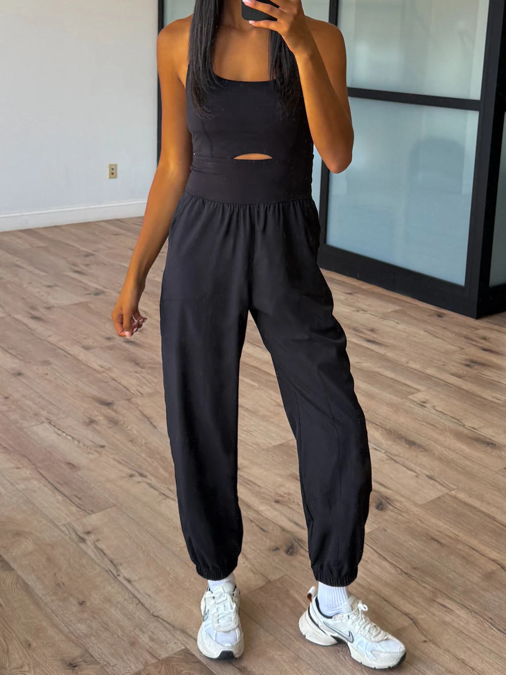 On Track Active Jogger Onesie | Black | +Plus Available | Shop Talulah
