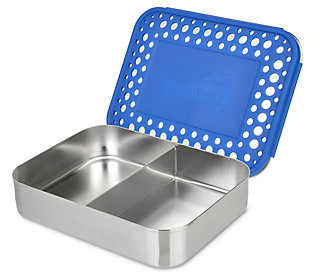 LunchBots Stainless Steel 2-Section Duo Lunch B ox | QVC