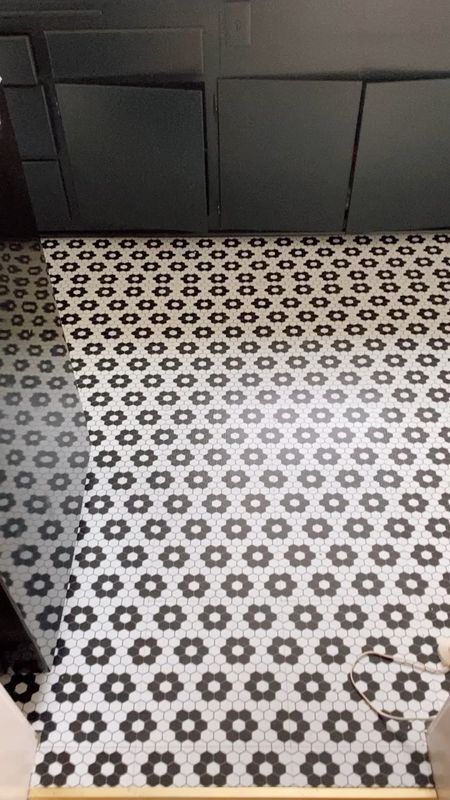Peel & Stick Floor Tile | Penny Tile | affordable tile rental | kitchen and bath adhesive floor tile removable 

#LTKhome #LTKstyletip #LTKunder50