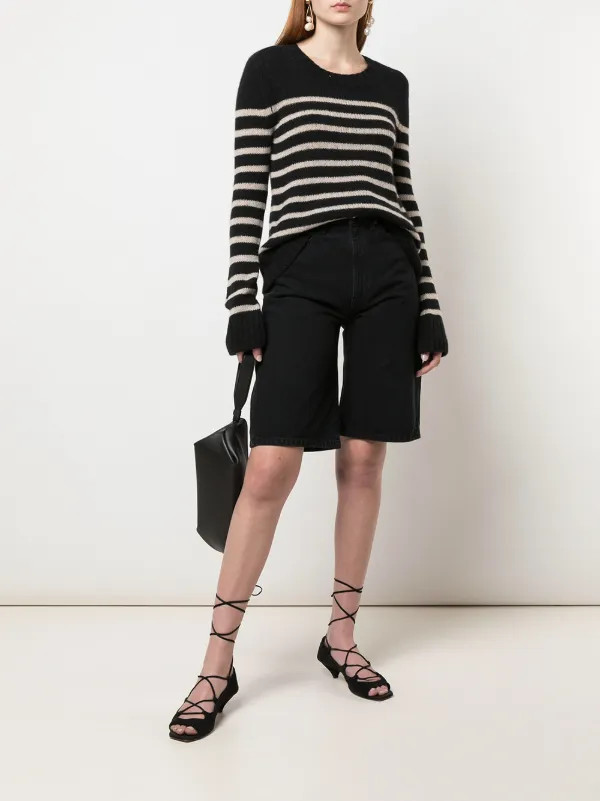 KHAITE Short Jeans Mitch - Farfetch | Farfetch Global