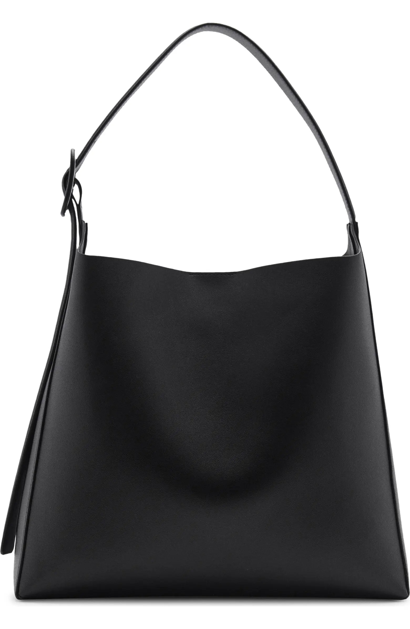 MANGO Buckle Faux Leather Shopper Bag | Nordstrom | Nordstrom