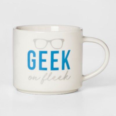 16oz Porcelain Geek On Fleek Mug - Room Essentials™ | Target