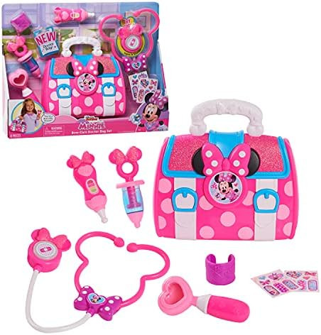 Disney Junior’s Minnie Mouse Bow-Care Doctor Bag Set Includes a Lights and Sounds Stethoscope, ... | Amazon (US)