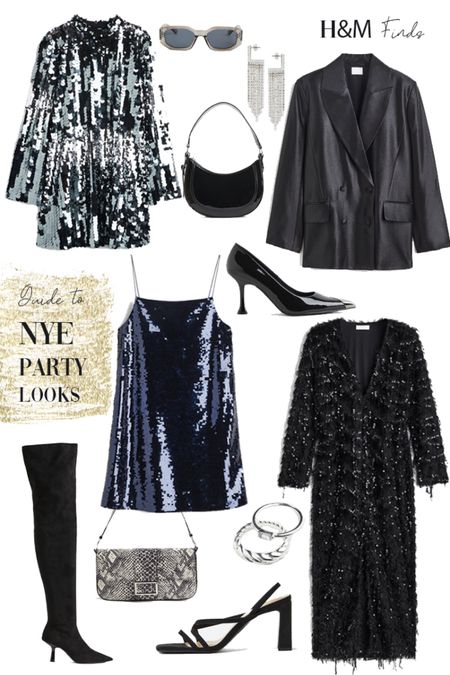 New Year’s Eve looks sequins dresses black blazer high heels sequin outfits 

#LTKSeasonal #LTKunder100 #LTKHoliday