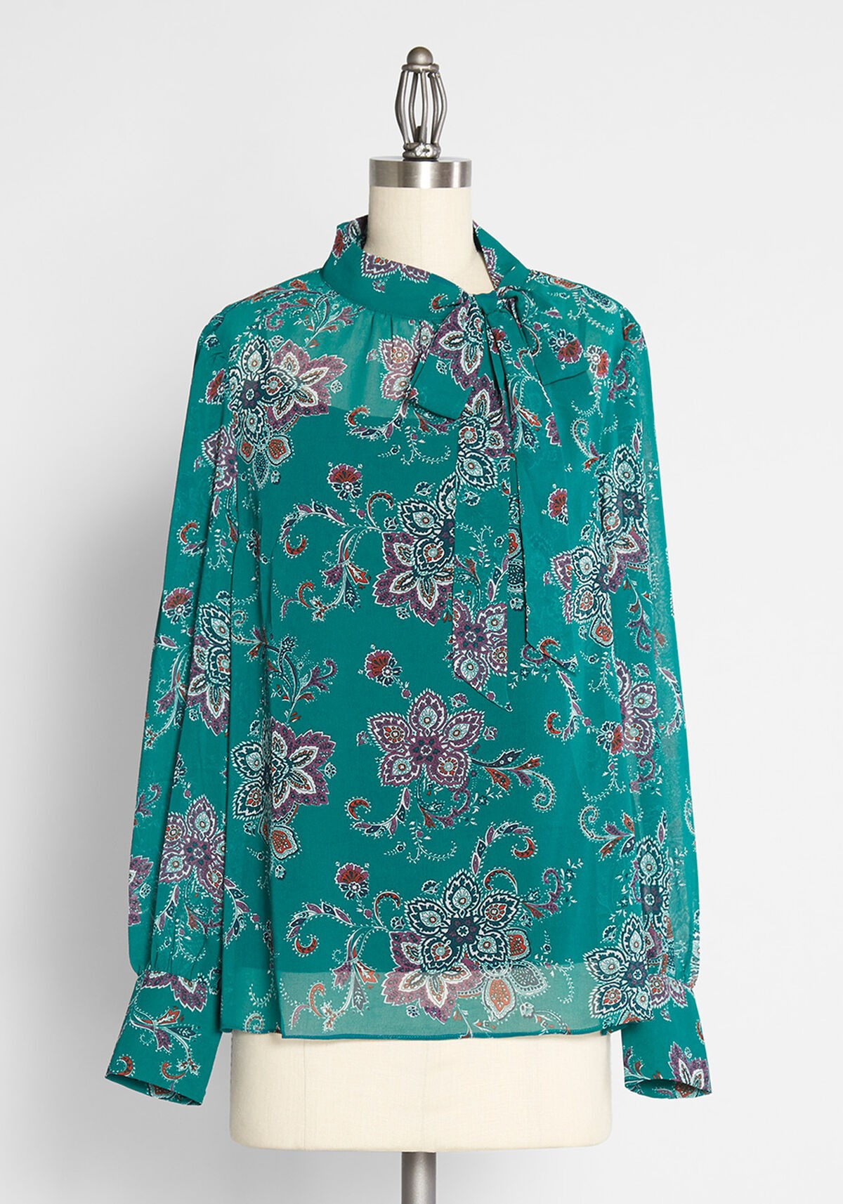 Marvel the Masses Tie-Neck Blouse | Modcloth