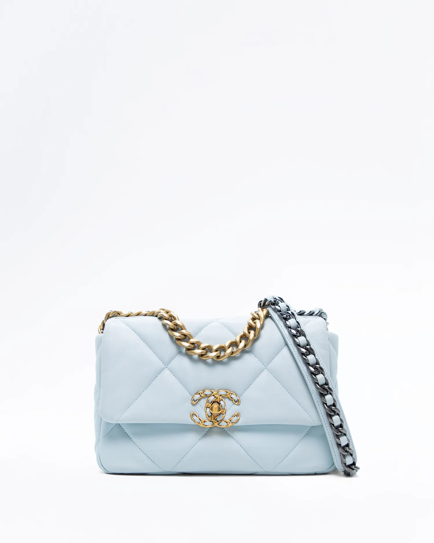 Lambskin Chanel 19 Flap Bag | Vivrelle