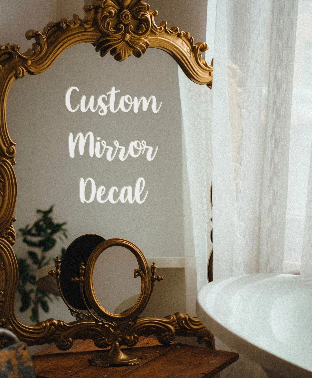 Custom Mirror Decal, Wedding Welcome Mirror Sticker, Mirror Self Affirmation Decal, Personalised ... | Etsy (CAD)