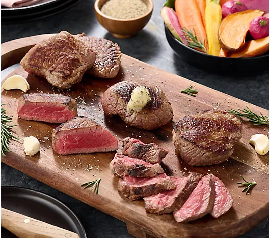 Make Your Selection: Rastelli's (10) 5-oz Black Angus Center Cut Sirloin Steaks | QVC