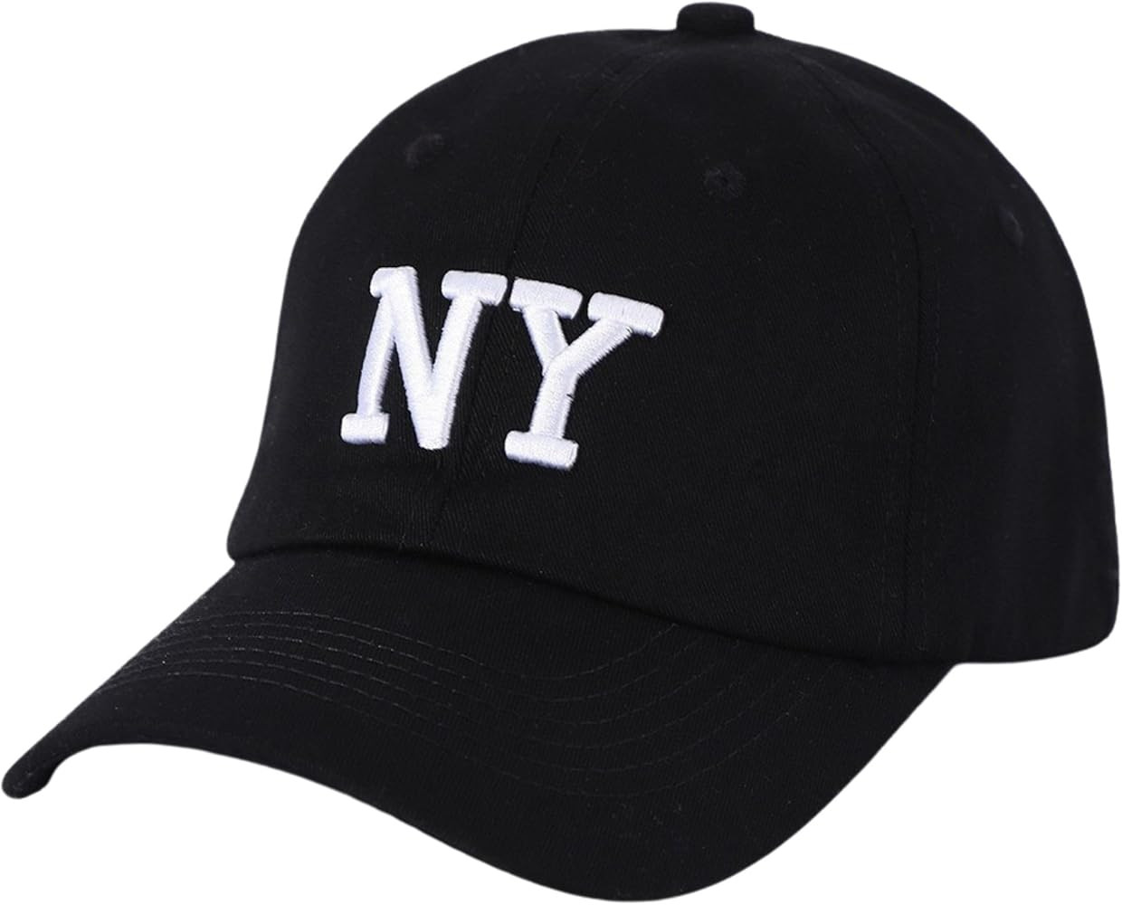 BAIMORE Simple Classic Versátil NY Bordado Ajustable Nueva York Gorra De Béisbol Unisex | Amazon (US)