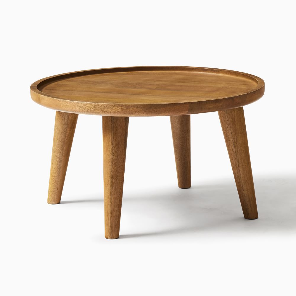 Asher 28&amp;quot; Coffee Table, Burnt Wax | West Elm (US)