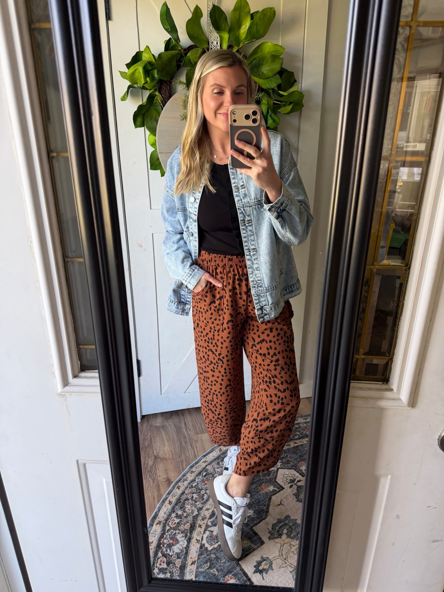 Amazon for the win! I cannot rave enough about out this #amazon jacket and now these light weight pants?? Wearing a small in both #maurices #amazonfashion #amazonfinds #adidassambas

#LTKSaleAlert #LTKSeasonal #LTKSpringSale