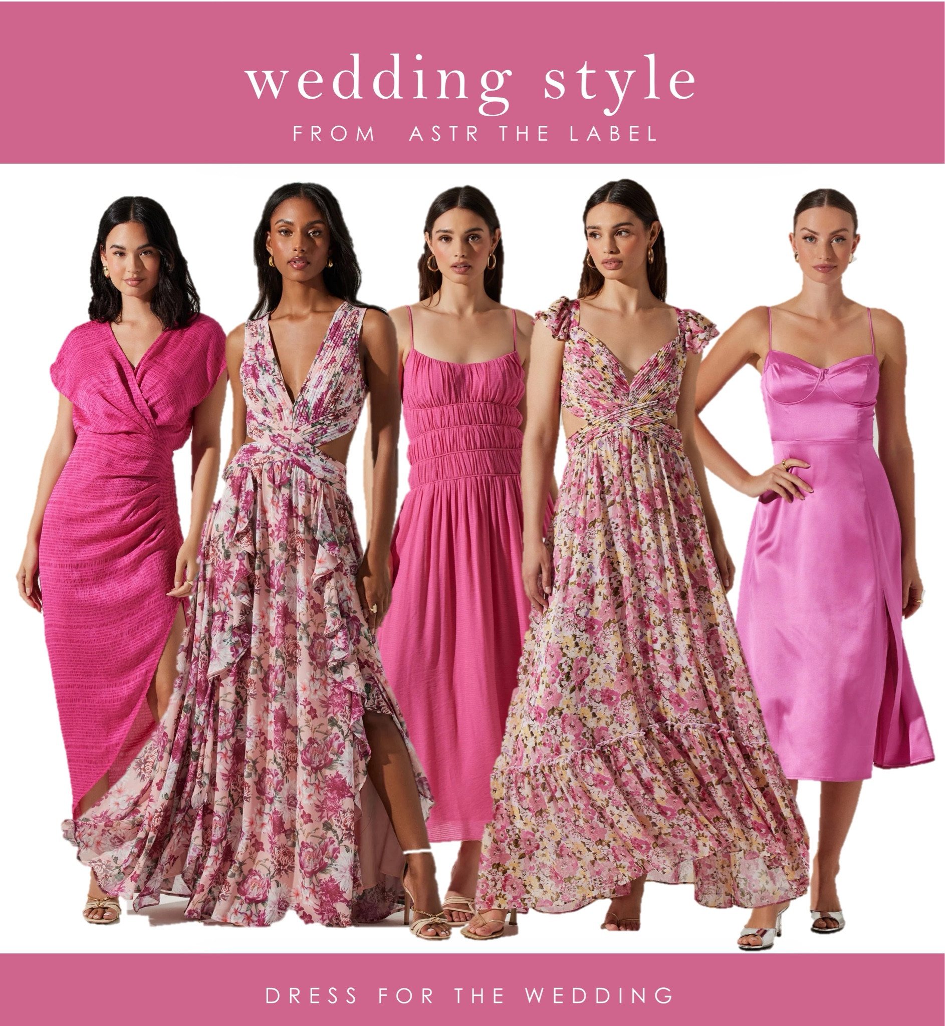 Pink dresses 
Wedding guest dress 
Astr the Label dresses 
Spring wedding guest dress 
Midi dresses pink floral maxi dress corset dress satin dress casual dresses for weddings what to wear to spring wedding summer wedding guest dress bridesmaid dresses mismatched dresses floral maxi dress for a wedding spring formal dress new dresses 2024 dresses Follow Dress for the Wedding on LiketoKnow.it for more wedding guest dresses, bridesmaid dresses, wedding dresses, and mother of the bride dresses. 

#LTKwedding #LTKSeasonal #LTKmidsize