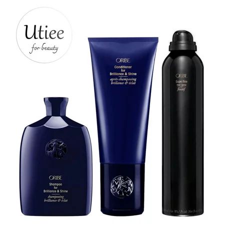 Oribe Brilliance & Shine Shampoo and Conditioner and Superfine Hair Spray (8.5/6.8/9oz) | Walmart (US)