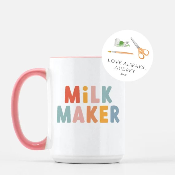 Milk Maker / Pumping Breastfeeding Mug / Gift For Breastfeeding Mom / Gift For Pumping Mom / Gift... | Etsy (US)