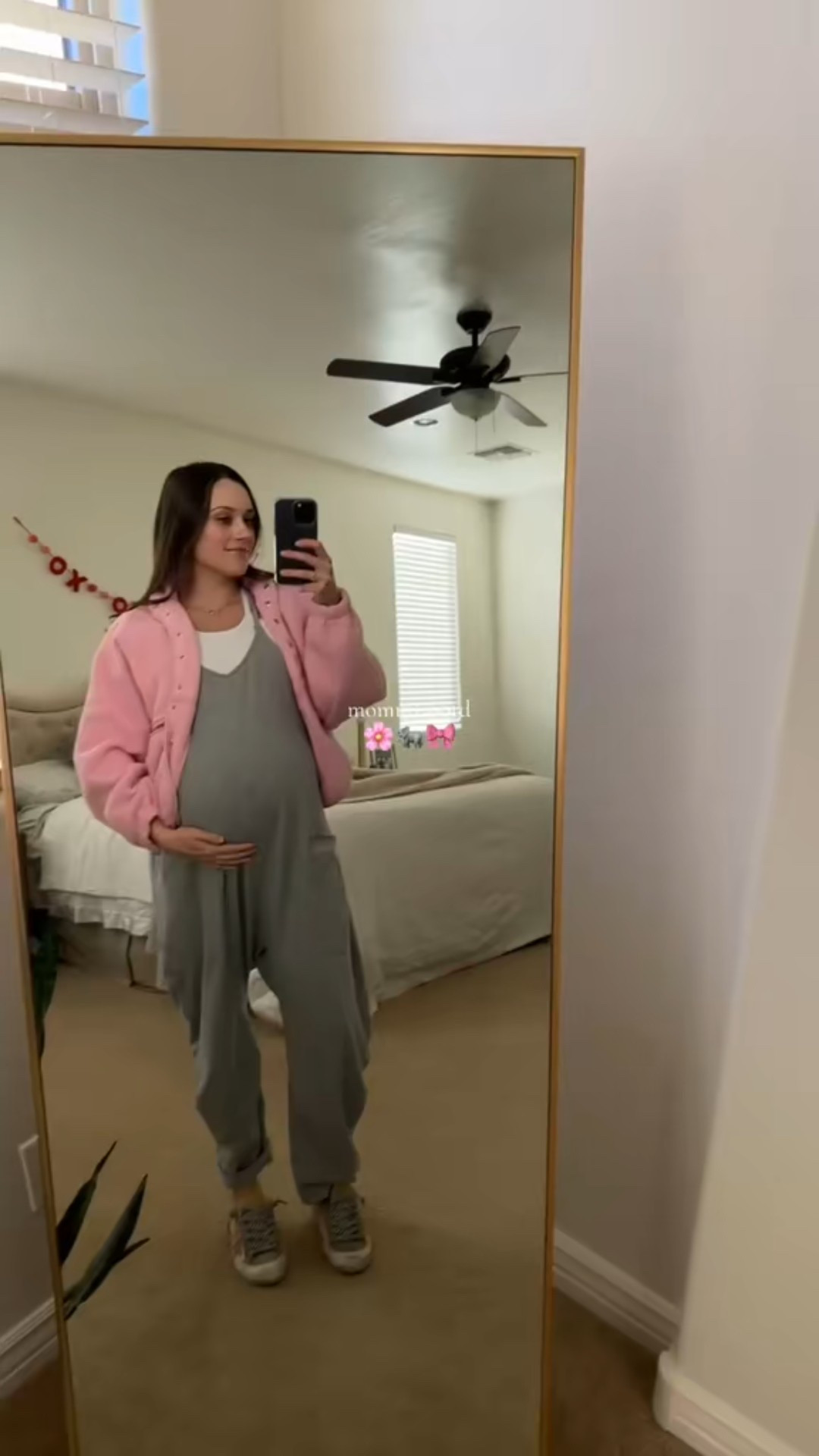 THIRD TRIMESTER 🤝🏻 FPM ROMPER 

#LTKBump #LTKBaby