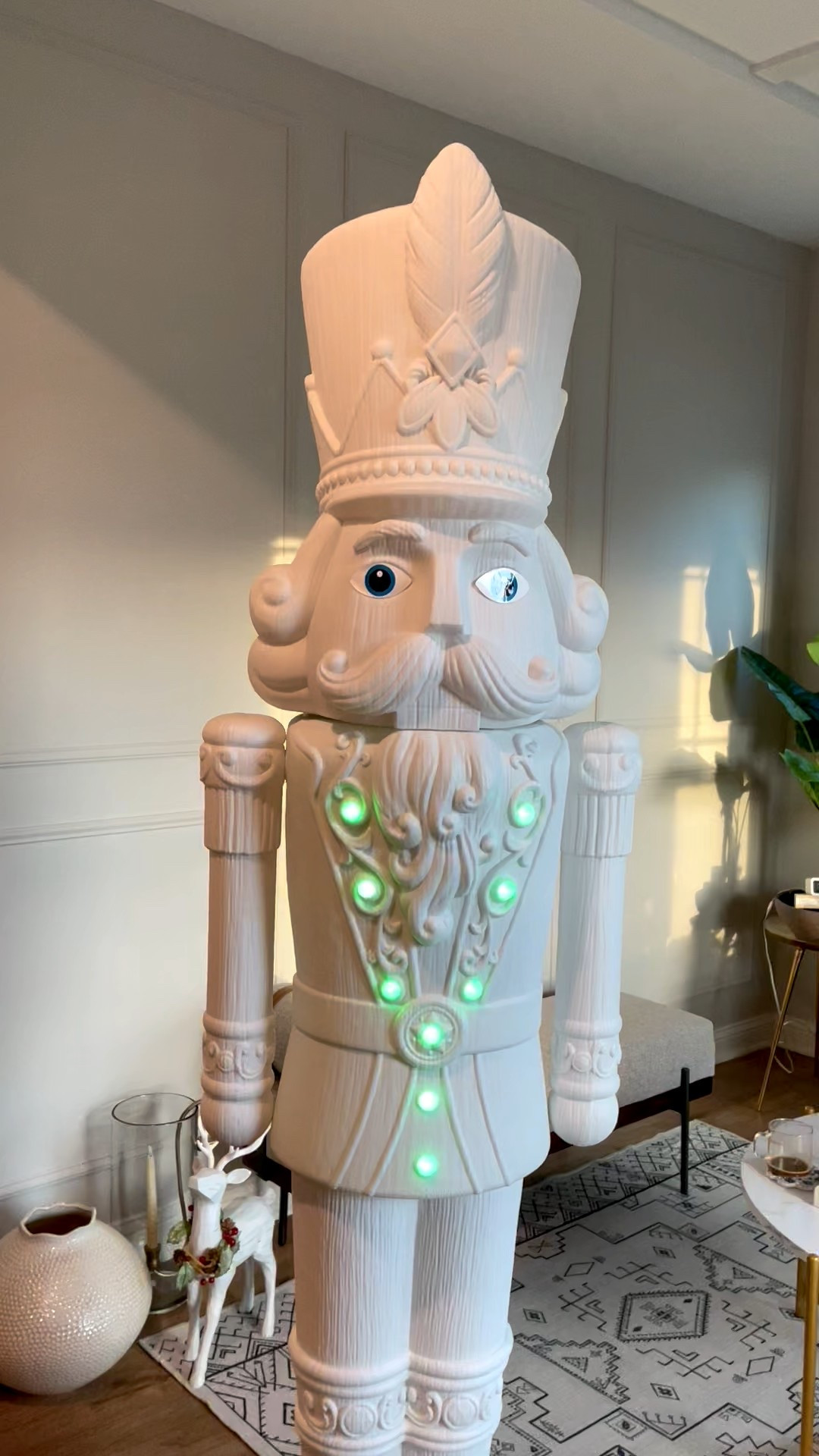 Affordable giant nutcracker. Paintable with light and music. Christmas decor

#LTKHome #LTKHoliday #LTKSeasonal