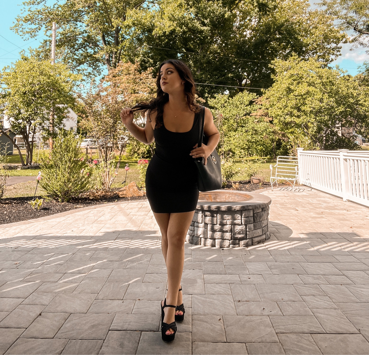 little black dress✨🖤  ON SALE NOW!

skin tight and so flattering!! 
#express #blackdress #minidress

#LTKunder50 #LTKfit #LTKsalealert