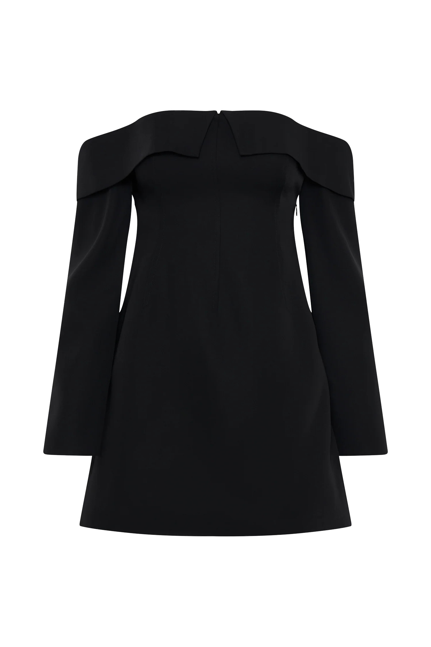Hugo Suiting Off Shoulder Mini Dress - Black | Meshki (APAC)