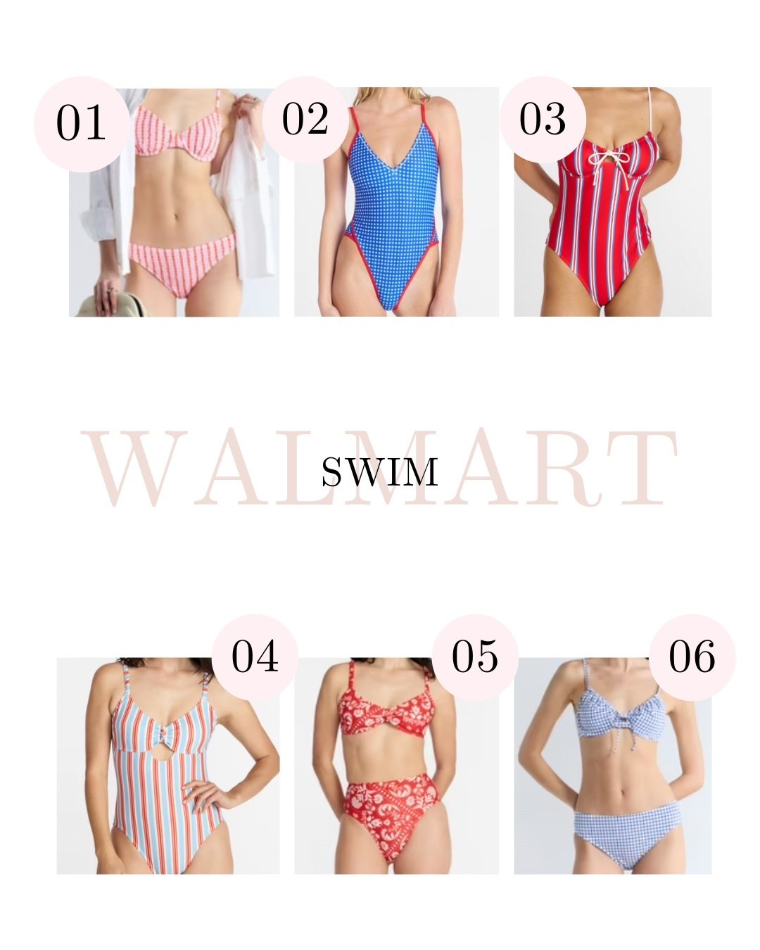 Red, white, and cute ❤️🤍💙 Get ready for Memorial Day & Fourth of July 🇺🇸All the patriotic swimsuits from Walmart!

#LTKSeasonal #LTKMidsize #LTKSwim