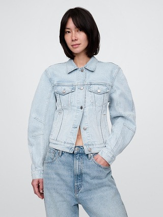 Barrel-Sleeve Icon Denim Jacket | Gap (US)