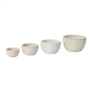 White Stoneware Nesting Bowls Set | Michaels | Michaels Stores