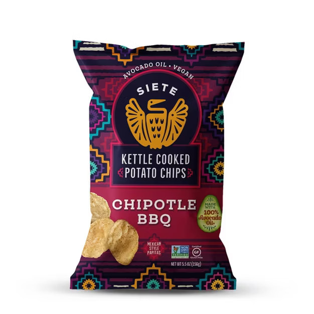 Siete Chipotle BBQ Kettle Chips - 5.5oz | Target