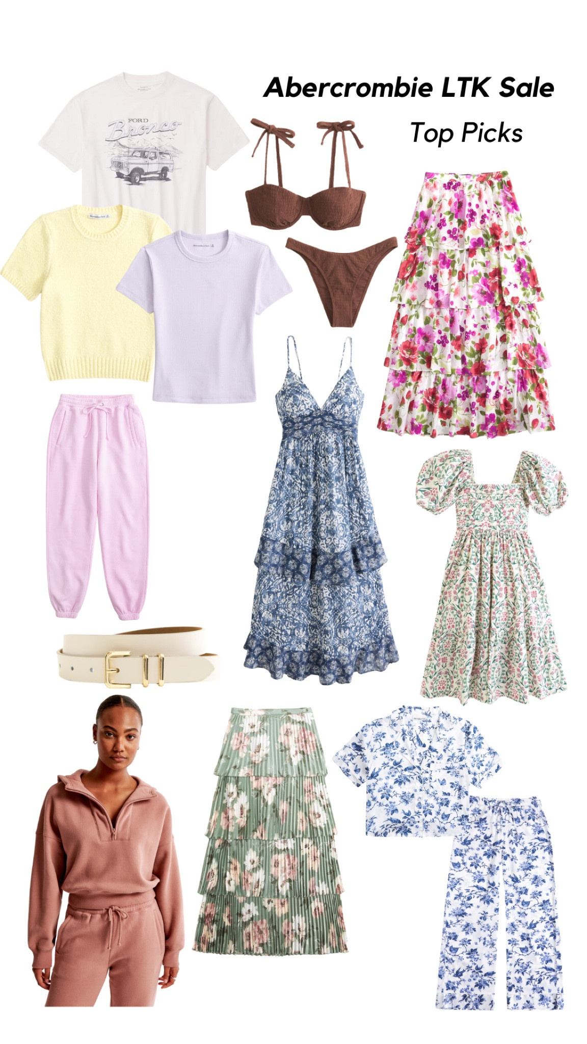 I’ve seen lots of influencers post about the Abercrombie LTK spring sale BUT I haven’t seen any post about COLORFUL options - they’ve always been black, white, neutrals!! and yall know I’m not really a neutral gal so here’s my favorite pics in the most perfect springs colors and prints!! 🌸✨ 

#LTKSeasonal #LTKsalealert #LTKSpringSale