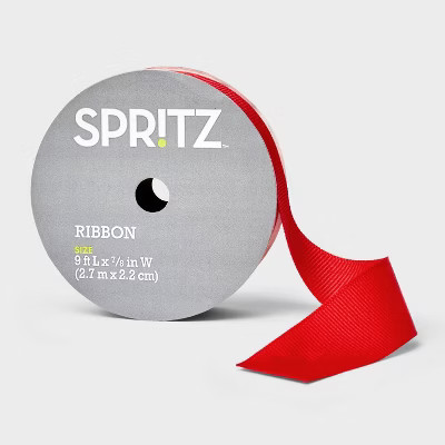 Fabric Ribbon Red - Spritz™ | Target