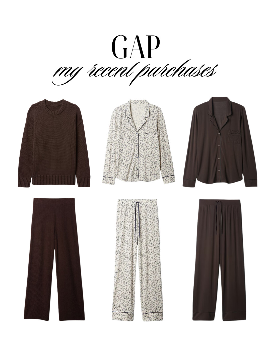 My Recent Gap Purchases 

 #LTKSeasonal #LTKSaleAlert #LTKStyleTip