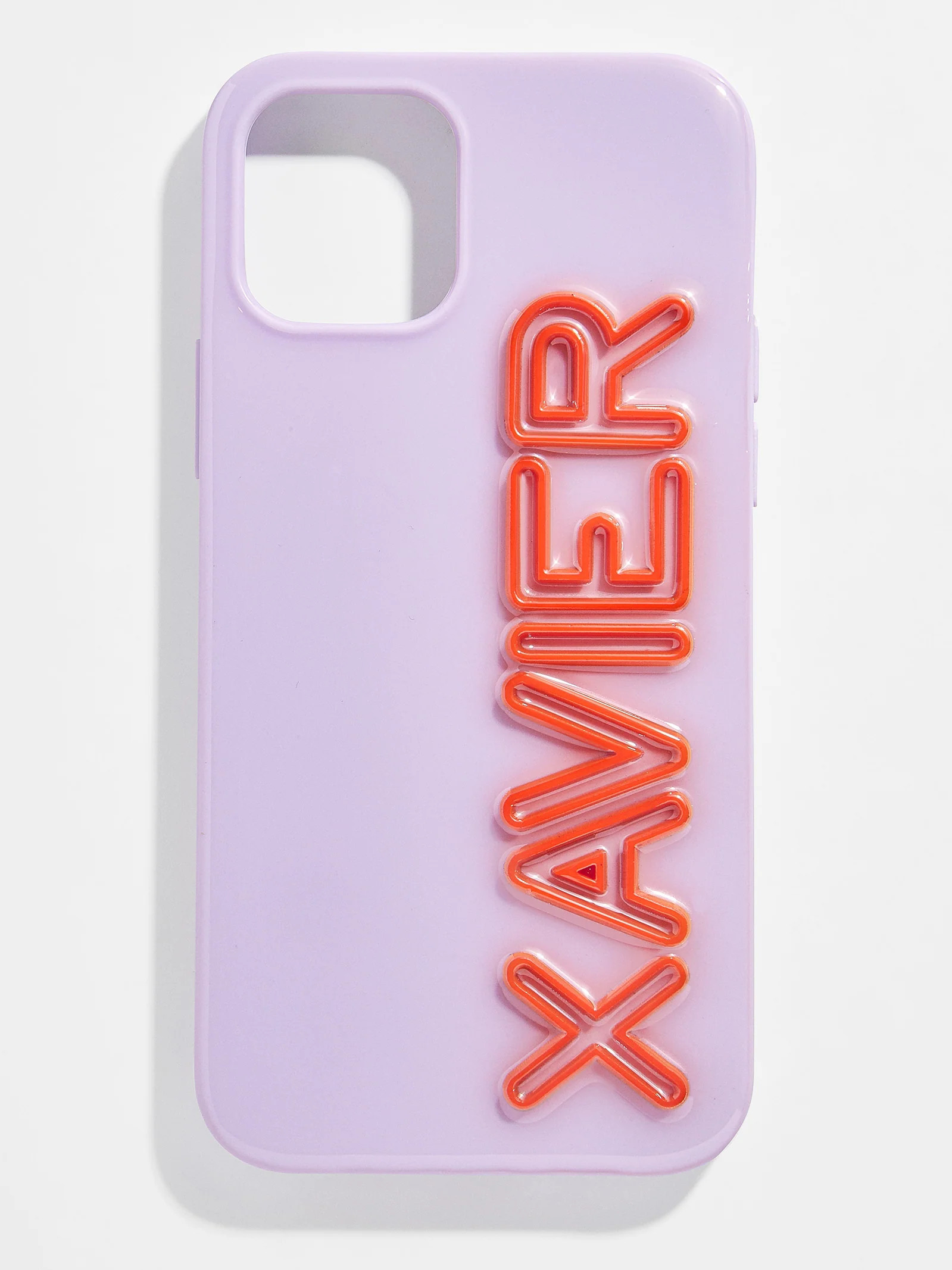 Fine Line Custom iPhone Case - Lavender / Red | BaubleBar (US)