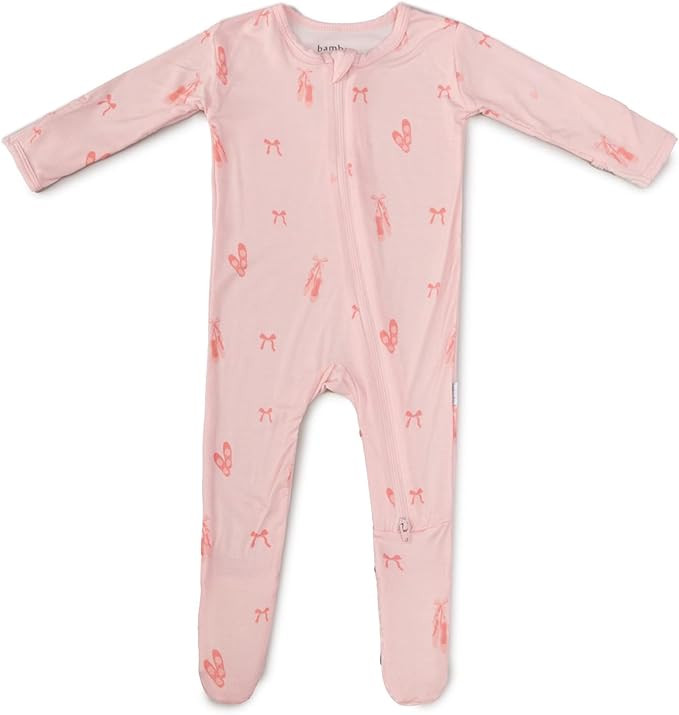 Soft Baby Bamboo Viscose Footie Pajamas, Zipper Closure, 0-24 Months | Amazon (US)