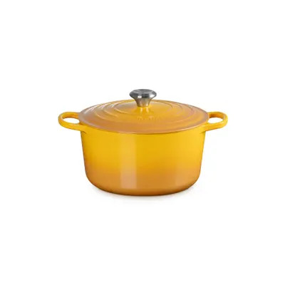 Le Creuset Signature Enameled Cast Iron Round Dutch Oven in Nectar at Nordstrom | Nordstrom