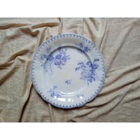 Large Sarreguemines Flore Lavender Serving Dish Antique.french Round Purple Transferware Ironstone Terre De Fer.antique French | Etsy (US)