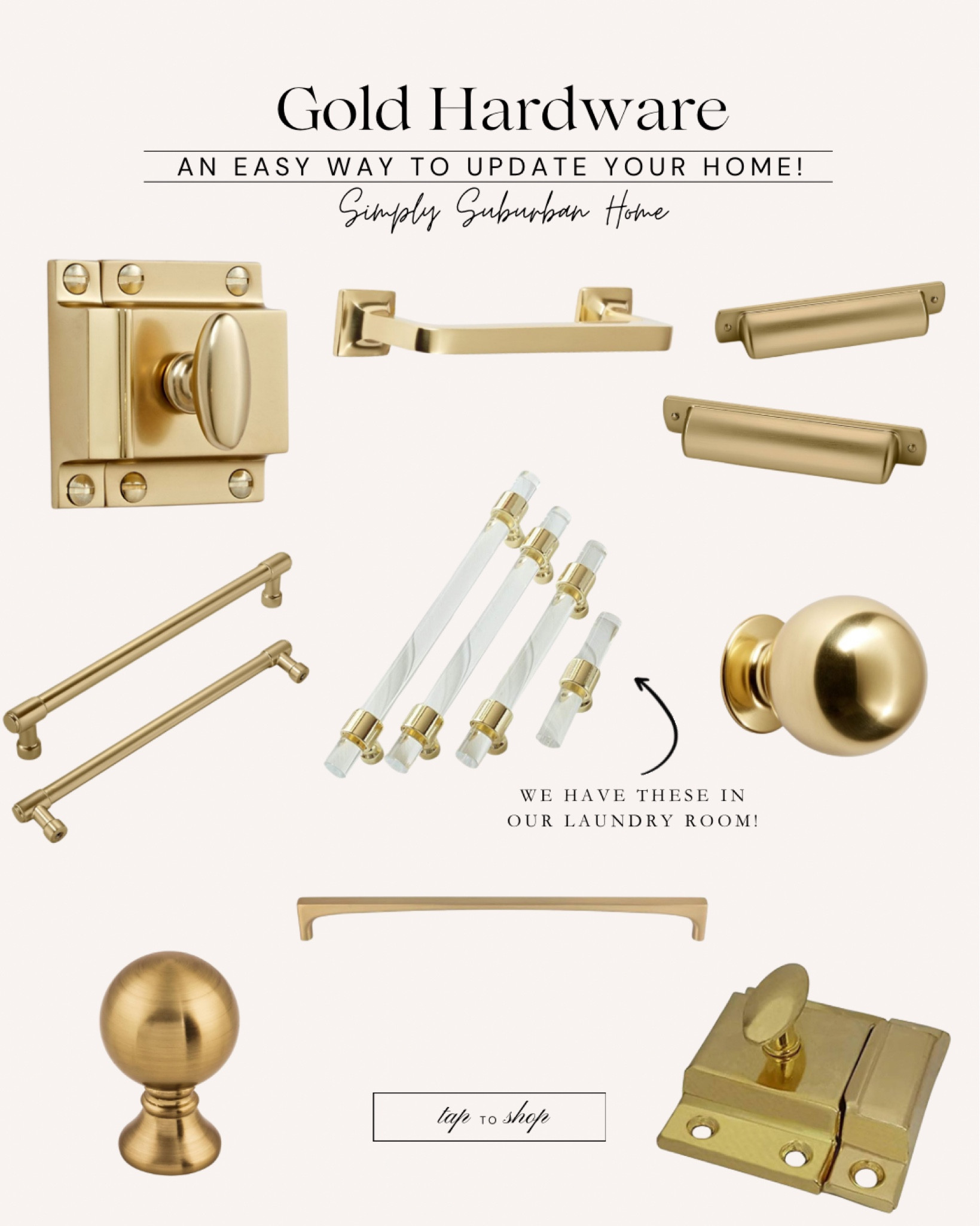 Hardware, kitchen hardware, gold hardware, laundry room, Laundry room hardware, cabinet hardware, pulls, knobs, cabinet locks, lucite hardware, kitchen renovation 

#LTKHome #LTKStyleTip #LTKFindsUnder50
