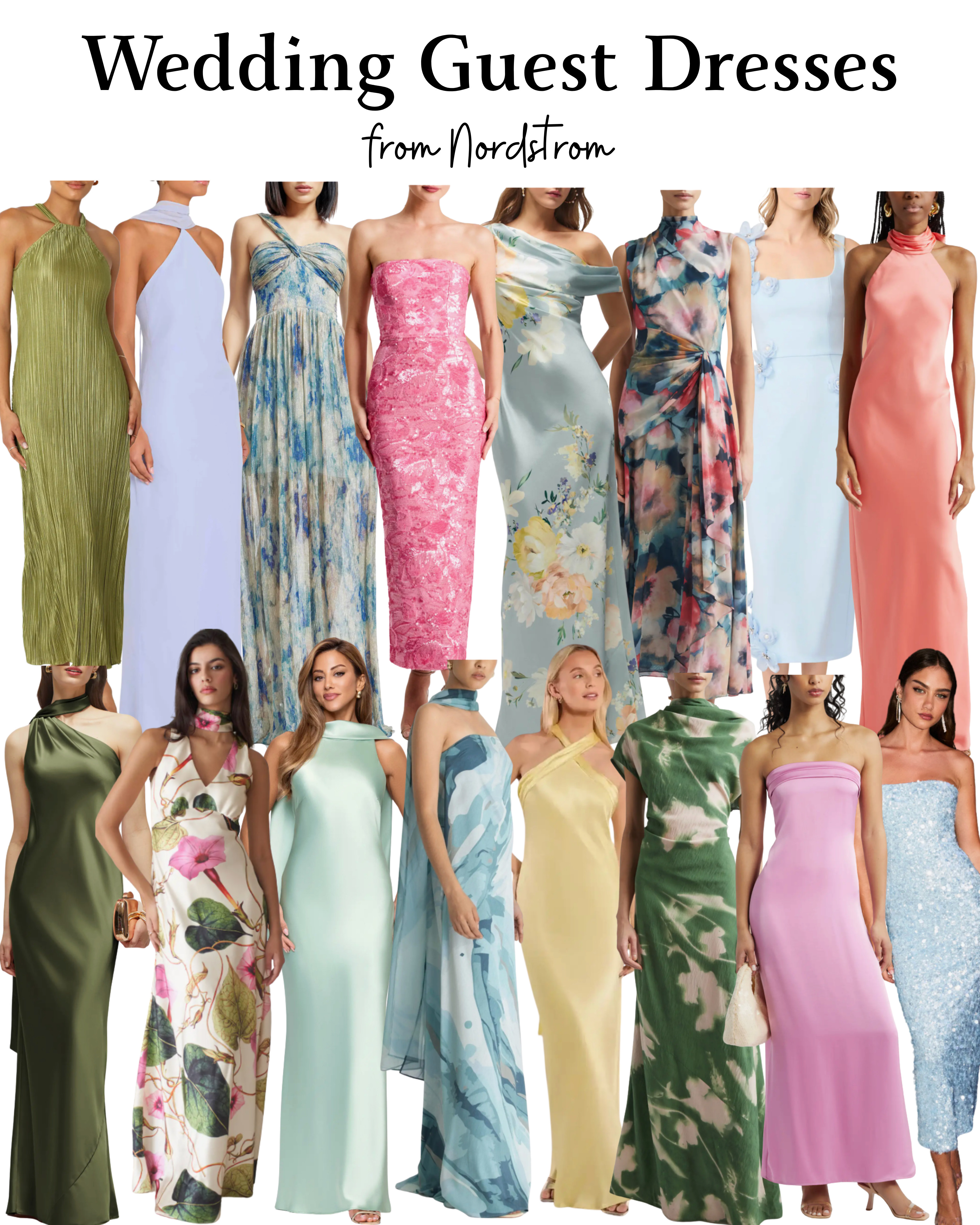 Spring and Summer Wedding Guest Dresses! These are all from Nordstrom. They can be worn for cocktail, formal, and black tie! 

 #LTKgrwm #LTKSeasonal #LTKWedding