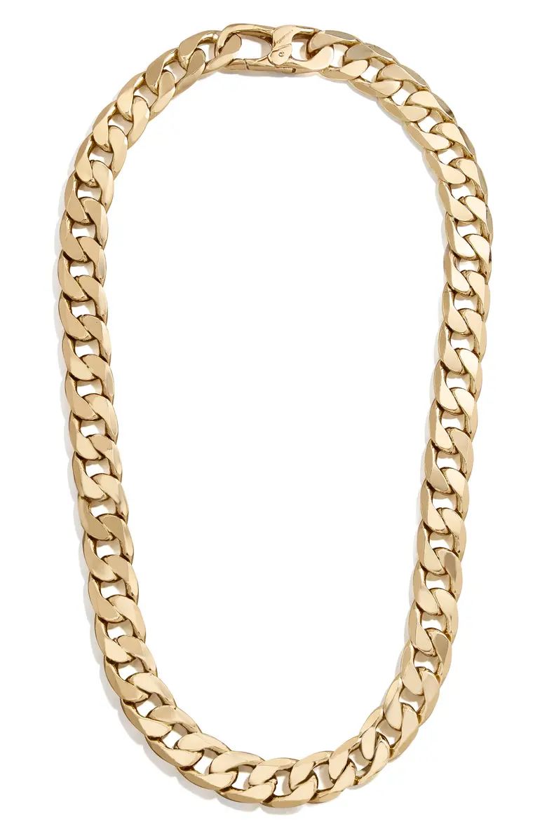 BaubleBar Large Michel Curb Chain Necklace | Nordstrom | Nordstrom