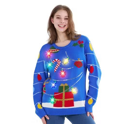 Joyfy Ugly Christmas Sweater for Women Built-in Bulbs LED Light Up Christmas Tree, Funny Christma... | Target