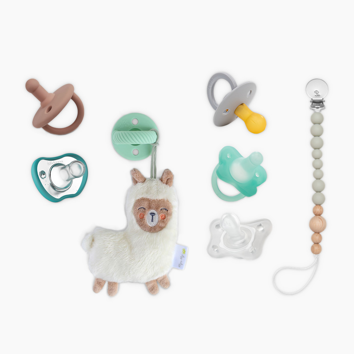 Pacifier Box (6 Pacifiers + 1 Clip) | Babylist