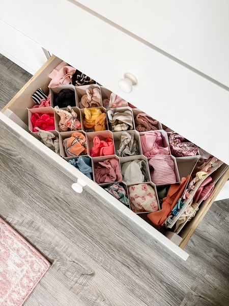 A honeycomb organizer is perfect to store a baby’s clothes in dresser drawers.  As the child gets older, the organizer can be used for socks and undies.

Visit my website where I share my best organized-ish tips: www.lelaburris.com

#LTKbump #LTKbaby #LTKhome