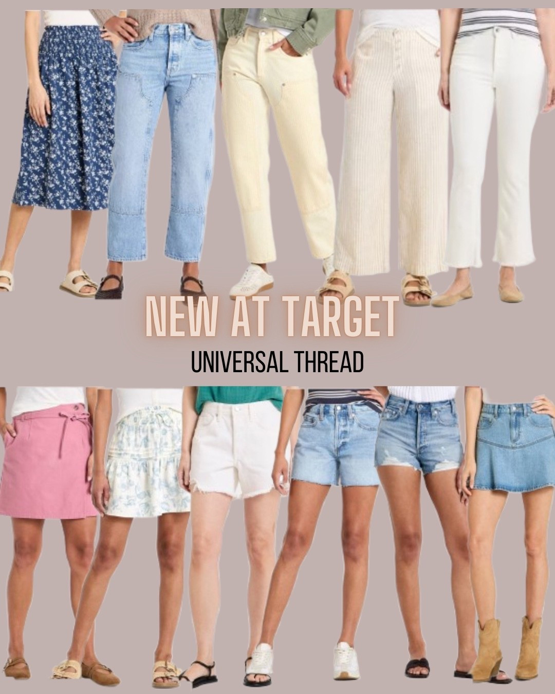 Target style
Spring denim
Denim shorts
