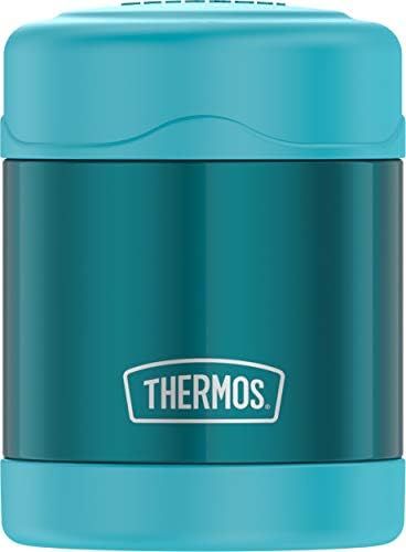 THERMOS FUNTAINER 10 Ounce Stainless Steel Vacuum Insulated Kids Food Jar, Teal | Amazon (US)