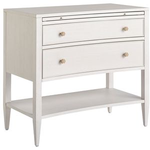 Miranda Kerr by Universal Furniture Chelsea Wood Nightstand in White | Cymax