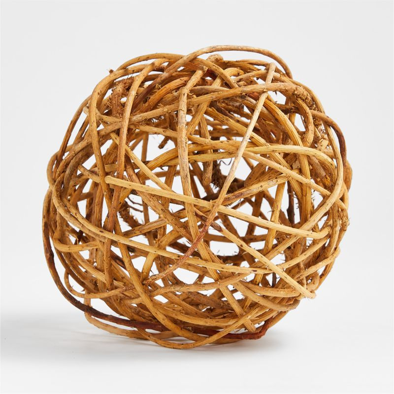 Curly Willow Orb 6" + Reviews | Crate & Barrel | Crate & Barrel