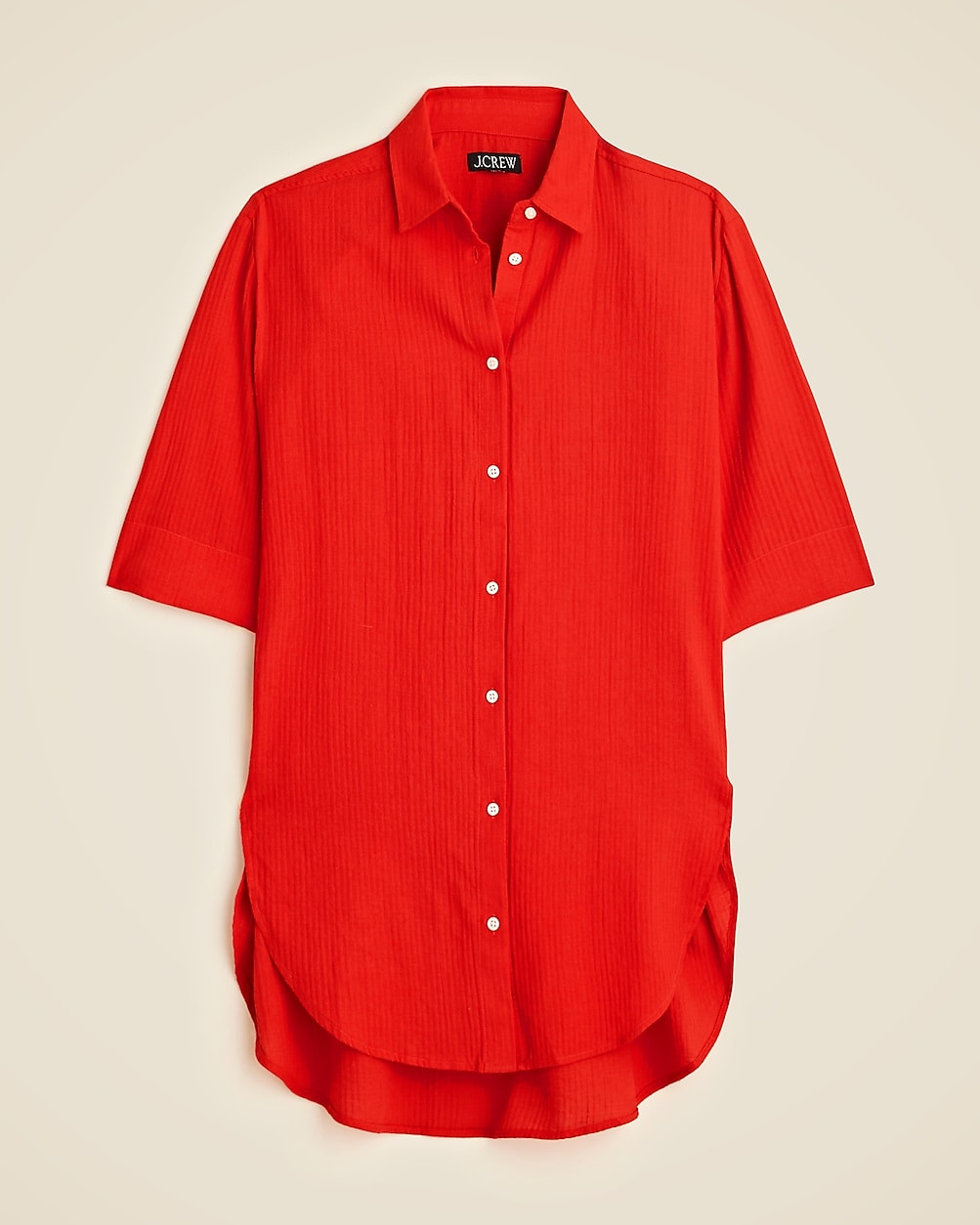 Airy gauze button-up shirt | J. Crew US